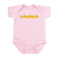 thumbnail image 1 of CafePress - Duckies In A Row Infant Bodysuit - Baby Light Bodysuit, Size Newborn - 24 Months, 1 of 4