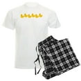 thumbnail image 1 of CafePress - Duckies In A Row Men's Light Pajamas - Men's Light Loose Fit Cotton Pajama Set, 1 of 7