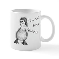 CafePress - Duckling Quack, Baby Duck Mug - 11 oz Ceramic Mug - Novelty Coffee Tea Cup