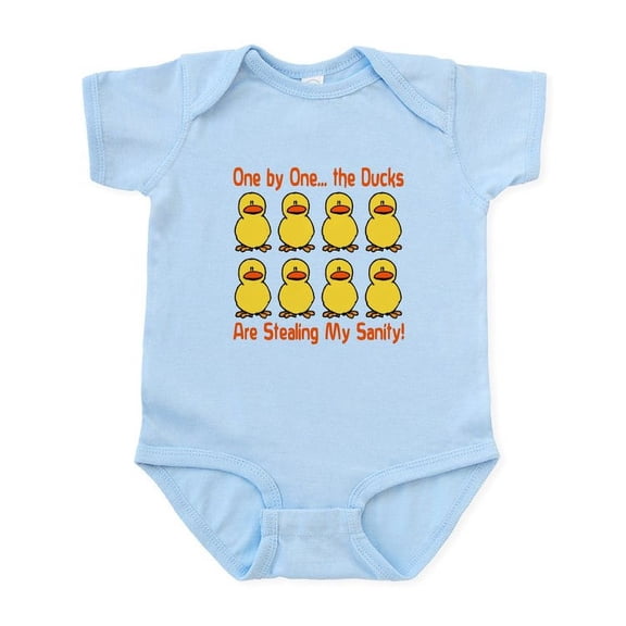 CafePress - Ducks Stealing My Sanity Infant Bodysuit - Baby Light Bodysuit, Size Newborn - 24 Months