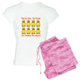 thumbnail image 1 of CafePress - Ducks Stealing My Sanity Women's Light Pajamas - Women's Short Sleeve Print T-Shirt and Pants Light Cotton Pajama Set, 1 of 7
