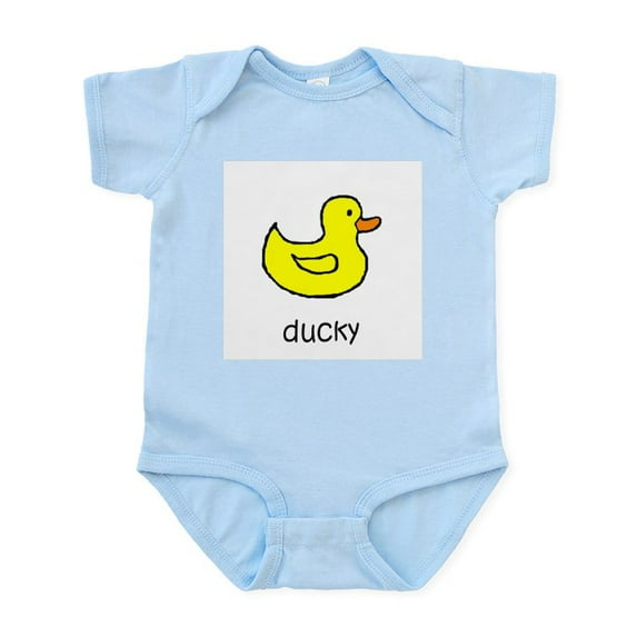 CafePress - Ducky Infant Creeper - Baby Light Bodysuit, Size Newborn - 24 Months