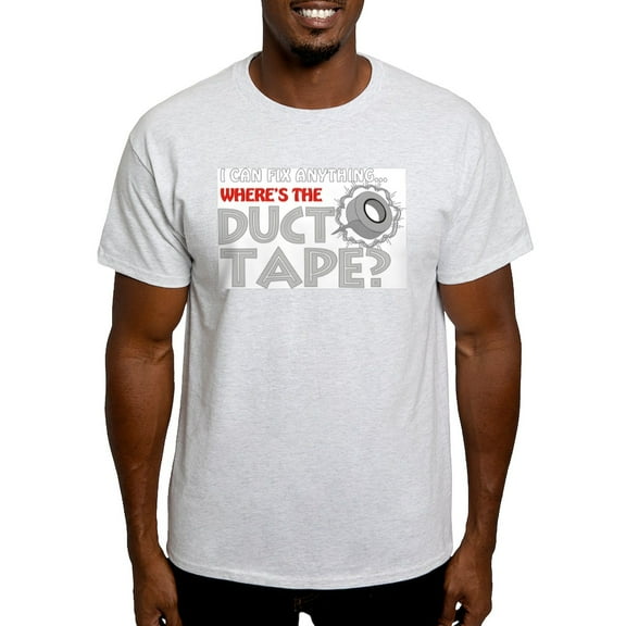 CafePress - Duct Tape Ash Grey T Shirt - Men's Classic Graphic T-Shirt