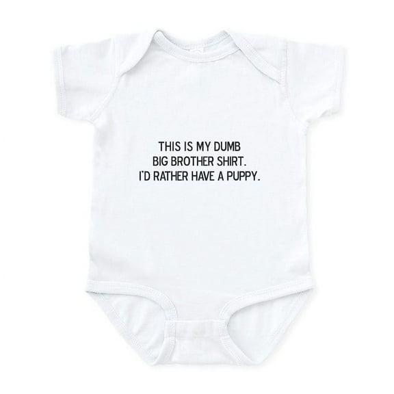 CafePress - Dumb Big Brother Shirt Infant Bodysuit - Baby Light Bodysuit, Size Newborn - 24 Months