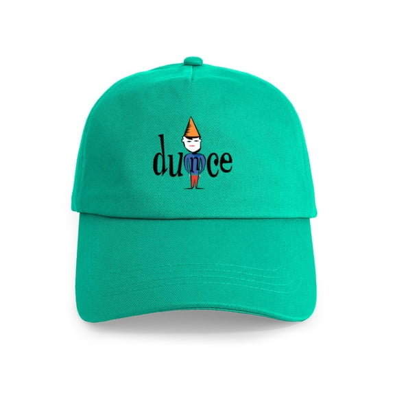 CafePress - Dunce Cap - Adjustable 100% Brushed Unisex Casual Cotton Baseball Cap, Beige, 1