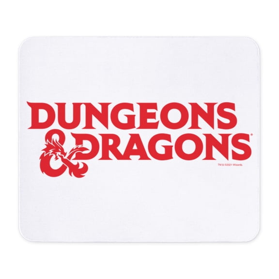 CafePress - Dungeons And Dragons Red Logo - Non-slip Rubber Mousepad, Gaming Mouse Pad