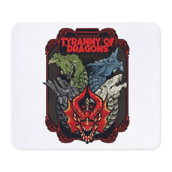 CafePress - Dungeons And Dragons Tyranny - Non-slip Rubber Mousepad, Gaming Mouse Pad