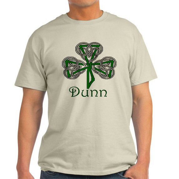 CafePress - Dunn Shamrock Light T Shirt - Light T-Shirt - CP