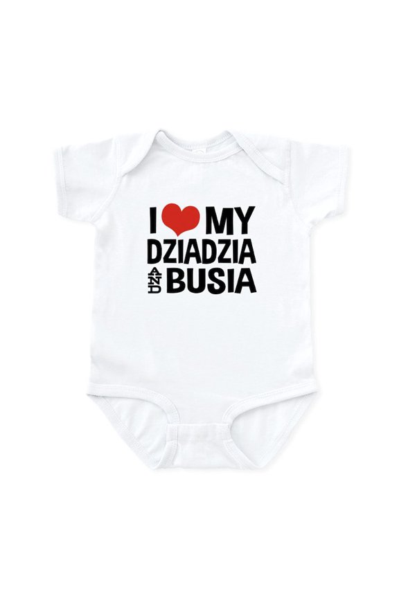 - Dziadzia And Busia Infant Bodysuit - Baby Light Bodysuit, Size Newborn - 24 Months