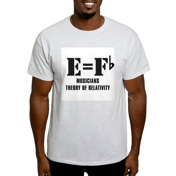 CafePress - E Equals F Flat T Shirt - Light T-Shirt - CP