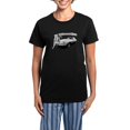 thumbnail image 1 of CafePress - E Type Helloooo Kittie Women's Dark Pajamas - Women's Short Sleeve Print T-Shirt and Pants Dark Cotton Pajama Set, 1 of 7