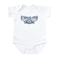 thumbnail image 1 of CafePress - E4 USAF I Love My Uncle Blue Infant Bodysuit - Baby Light Bodysuit, Size Newborn - 24 Months, 1 of 4