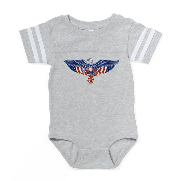 CafePress - EAGLE - Cute Infant Baby Football Bodysuit