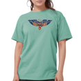 thumbnail image 1 of CafePress - EAGLE RETRO Womens Comfort Colors Shirt - Womens Comfort Colors® Shirt, 1 of 4