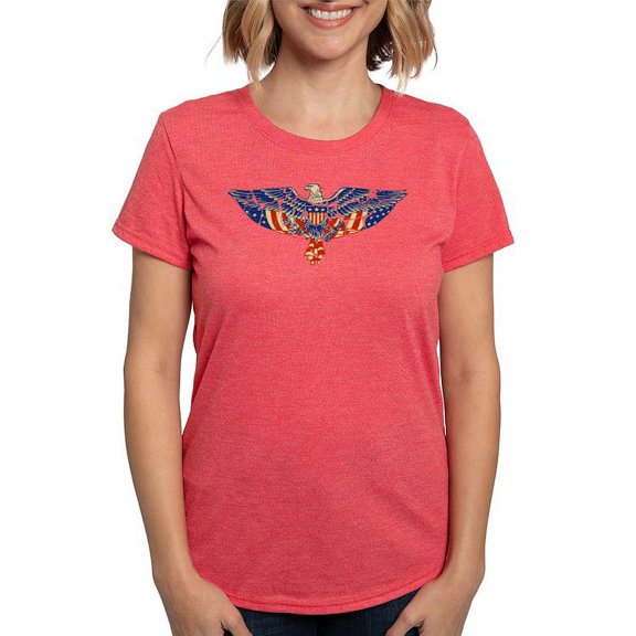 CafePress - EAGLE RETRO Womens Tri Blend T Shirt - Womens Tri-blend T-Shirt