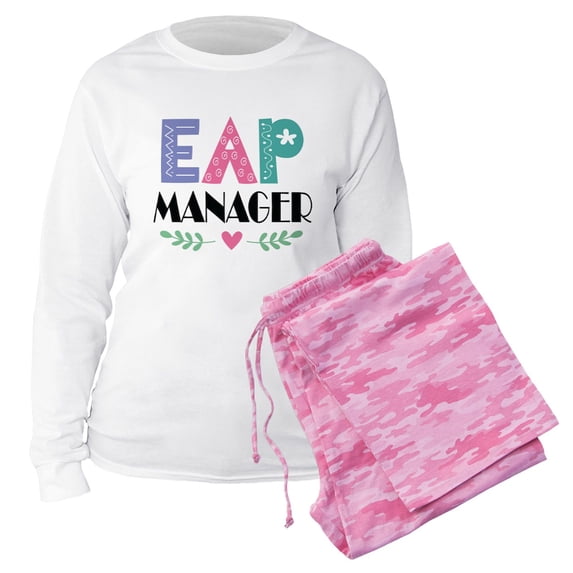 CafePress - EAP Manager - Women's Long Sleeve Relaxed Fit Cotton Light Pajama Set