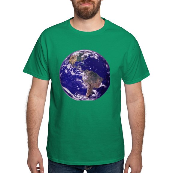 CafePress - EARTH Dark T Shirt - Men's Classic Graphic Cotton T-Shirt