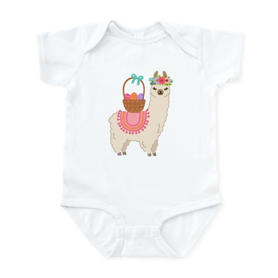 CafePress - EASTER ALPACHA Body Suit - Baby Light Bodysuit, Size Newborn - 24 Months