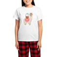 thumbnail image 1 of CafePress - EASTER ALPACHA Pajamas - Women's Short Sleeve Print T-Shirt and Pants Light Cotton Pajama Set, 1 of 7
