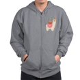 thumbnail image 1 of CafePress - EASTER ALPACHA Sweatshirt - Zip Hoodie, Classic Hooded Sweatshirt with Metal Zipper, 1 of 4
