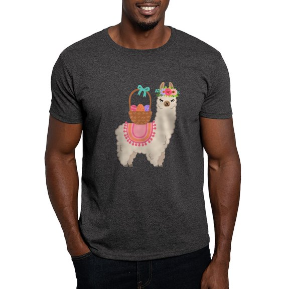 CafePress - EASTER ALPACHA T Shirt - Men's Classic Graphic Cotton T-Shirt