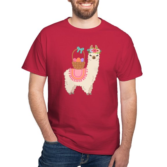 CafePress - EASTER ALPACHA T Shirt - Men's Classic Graphic Cotton T-Shirt