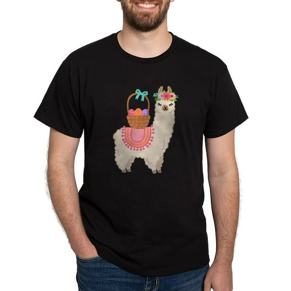 CafePress - EASTER ALPACHA T Shirt - Men's Classic Graphic Cotton T-Shirt