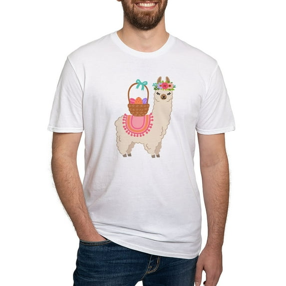 CafePress - EASTER ALPACHA T Shirt - Fitted T-Shirt, Vintage Fit Soft Cotton Tee