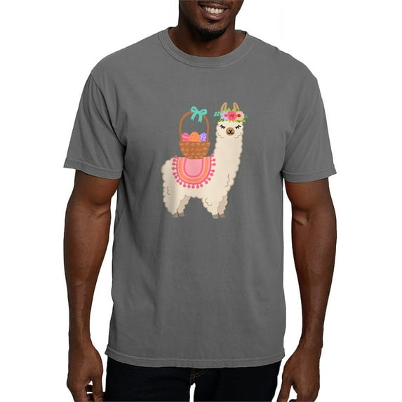 CafePress - EASTER ALPACHA T Shirt - Mens Comfort Colors Shirt
