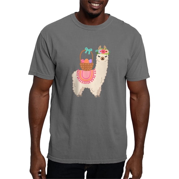 CafePress - EASTER ALPACHA T Shirt - Mens Comfort Colors Shirt