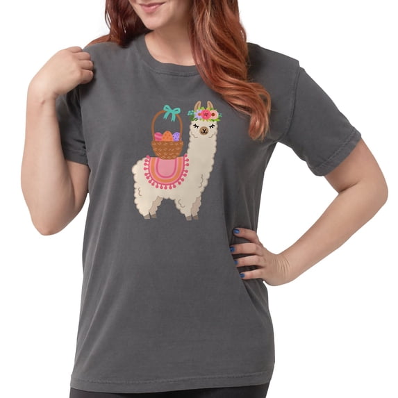 CafePress - EASTER ALPACHA T Shirt - Womens Comfort Colors® Shirt