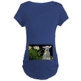 thumbnail image 1 of CafePress - EASTER LAMB AND FLOWERS 2 Maternity T Shirt - Maternity Dark T-Shirt, 1 of 3