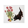 thumbnail image 1 of CafePress - EASTER SCOTTIE Throw Blanket - Soft Fleece Throw Blanket, 50"x60" for All Ages, 1 of 2