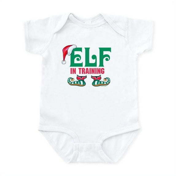 CafePress - ELF In TRAINING Infant Bodysuit - Baby Light Bodysuit, Size Newborn - 24 Months