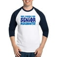 thumbnail image 1 of CafePress - ELIGIBLE FOR SENIOR DISCOUNTS! Baseball Jersey - Cotton Baseball Jersey, 3/4 Raglan Sleeve Shirt, 1 of 4