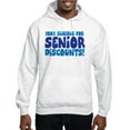 thumbnail image 1 of CafePress - ELIGIBLE FOR SENIOR DISCOUNTS! Hooded Sweatshirt - Pullover Hoodie, Hooded Sweatshirt, 1 of 3