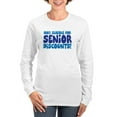 thumbnail image 1 of CafePress - ELIGIBLE FOR SENIOR DISCOUNTS! Women's Long Sleeve - Women's Long Sleeve Graphic Casual T-Shirt, 1 of 4