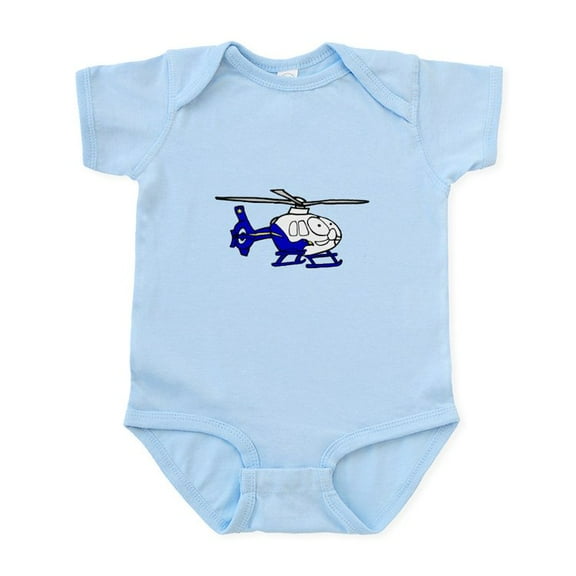 CafePress - EMS Helicopter3 Infant Bodysuit - Baby Light Bodysuit, Size Newborn - 24 Months
