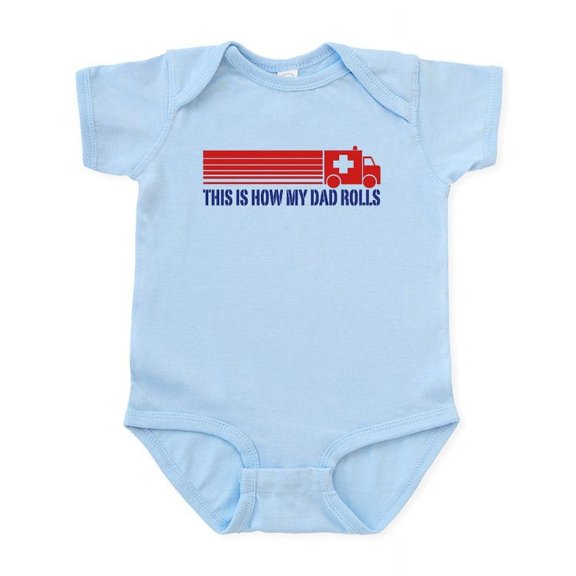 CafePress - EMT Paramedic Dad Infant Bodysuit - Baby Light Bodysuit, Size Newborn - 24 Months