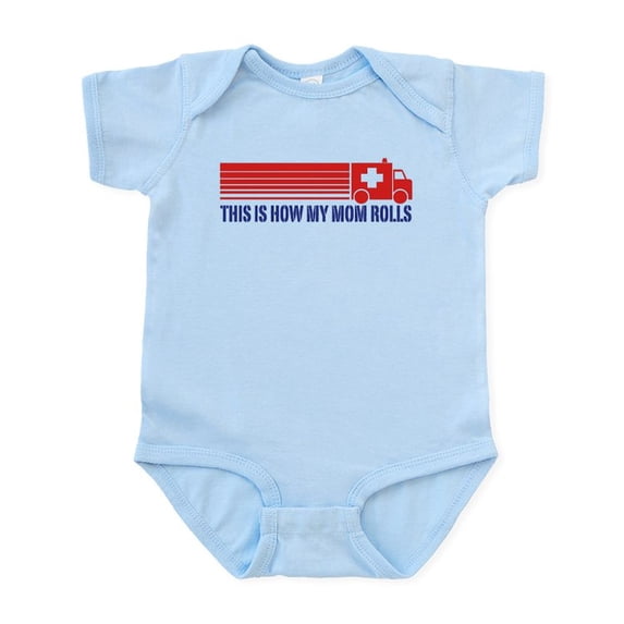 CafePress - EMT Paramedic Mom Infant Bodysuit - Baby Light Bodysuit, Size Newborn - 24 Months