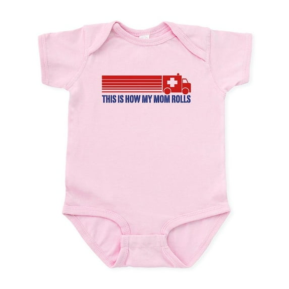 CafePress - EMT Paramedic Mom Infant Bodysuit - Baby Light Bodysuit, Size Newborn - 24 Months
