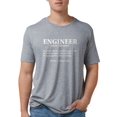 thumbnail image 1 of CafePress - ENGINEER NOUN T Shirt - Mens Tri-blend T-Shirt, 1 of 1