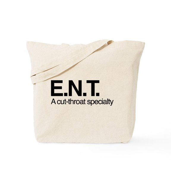 CafePress - ENT A Cut Throat Specialty Tote Bag - Unisex Canvas Tote Bag, Beige, 1-Piece