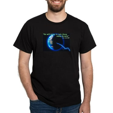 CafePress - Earth Bring To Ruin Dark T Shirt - Men's Classic Graphic Cotton T-Shirt
