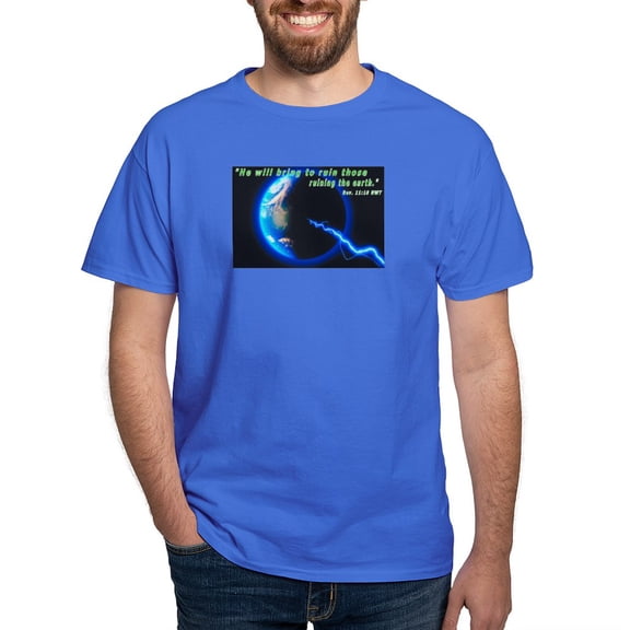 CafePress - Earth Bring To Ruin Dark T Shirt - Men's Classic Graphic Cotton T-Shirt