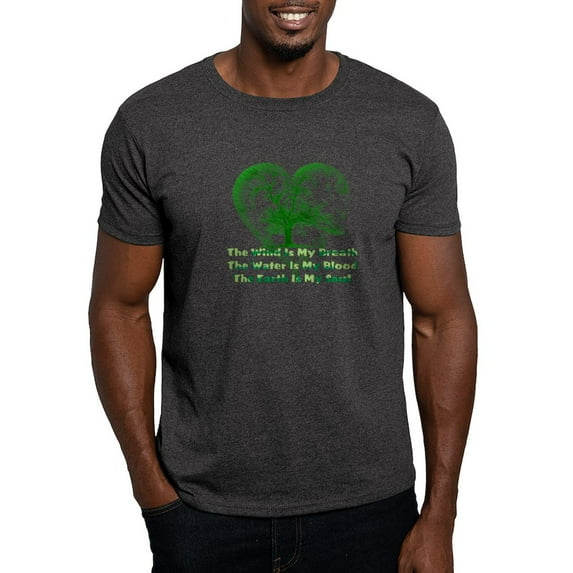 CafePress - Earth Connection Dark T Shirt - Men's Classic Graphic Cotton T-Shirt