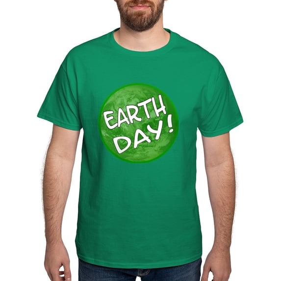CafePress - Earth Day: Dark T Shirt - Men's Classic Graphic Cotton T-Shirt