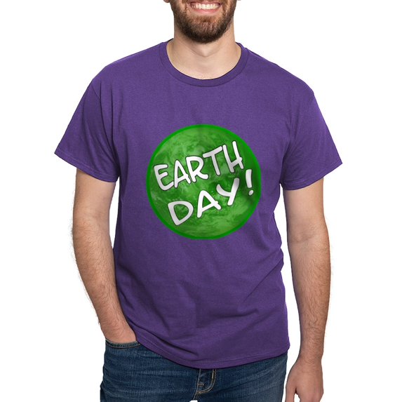 CafePress - Earth Day: Dark T Shirt - Men's Classic Graphic Cotton T-Shirt