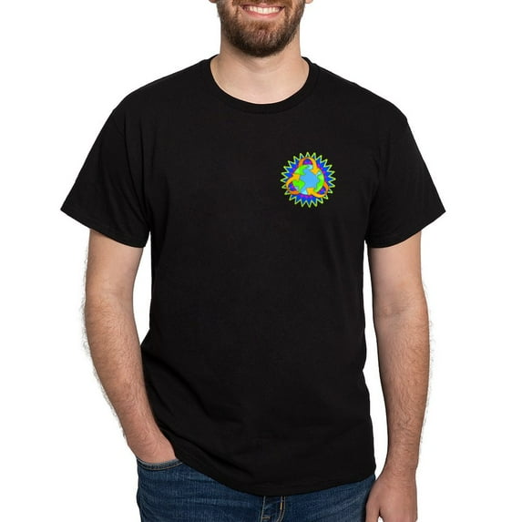 CafePress - Earth Day Energy Dark T Shirt - Men's Classic Graphic Cotton T-Shirt