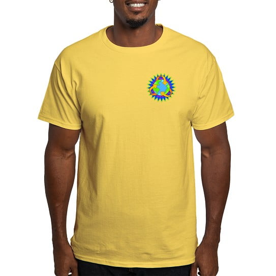 CafePress - Earth Day Energy Dark T Shirt - Men's Classic Cotton T-Shirts